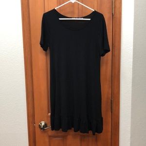 Black Flounce Dress